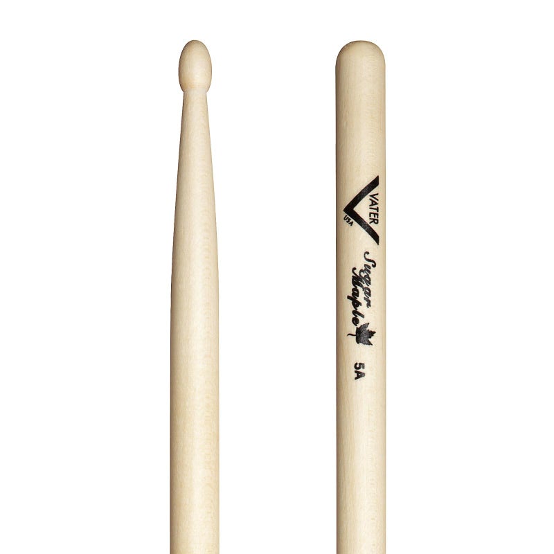 Vater 5A Wood Tip Sugar Maple Drum Sticks, Pair - Image 1