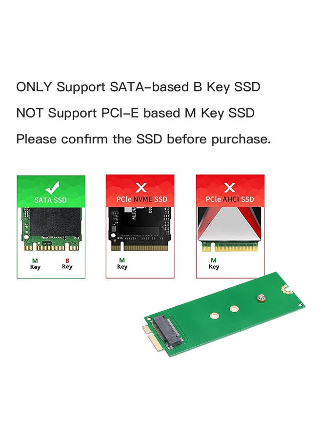 NIBEMINENT M.2 NGFF SSD Adapter Card To 2012 Apple Macbook Pro Multicolour - Image 5