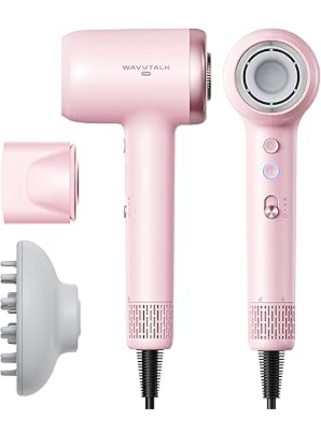 wavytalk Hair Dryer, Wavytalk Turblow Pro Fast Drying Blow Dryer with Diffuser, High Speed Hair Dryer - Image 1
