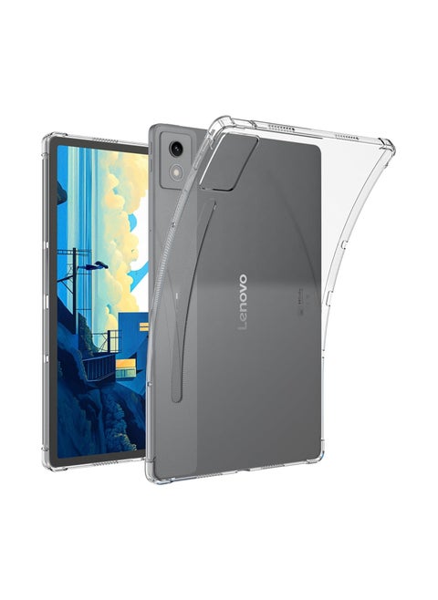 Suitable for Lenovo Idea Tab Pro 12.7-inch (2025) TB373FU TB375FC transparent shell, [Airbag protection] Transparent shell Flexible soft TPU drop and shock protection back shell