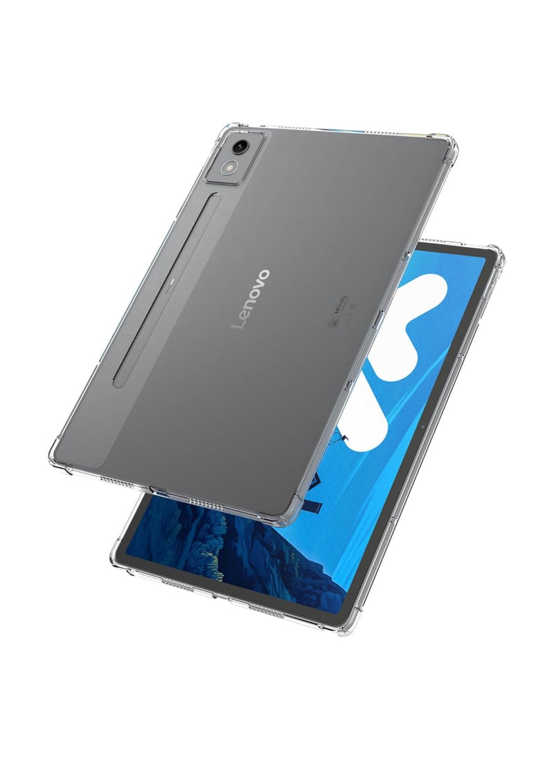 General - Suitable for Lenovo Idea Tab Pro 12.7-inch (2025) TB373FU TB375FC transparent shell, [Airbag protection] Transparent shell Flexible soft TPU drop and shock protection back shell - Image 1