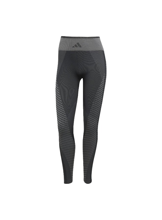 Adidas Knit 7/8 L Black Training Tights For Women XS  - Image 1