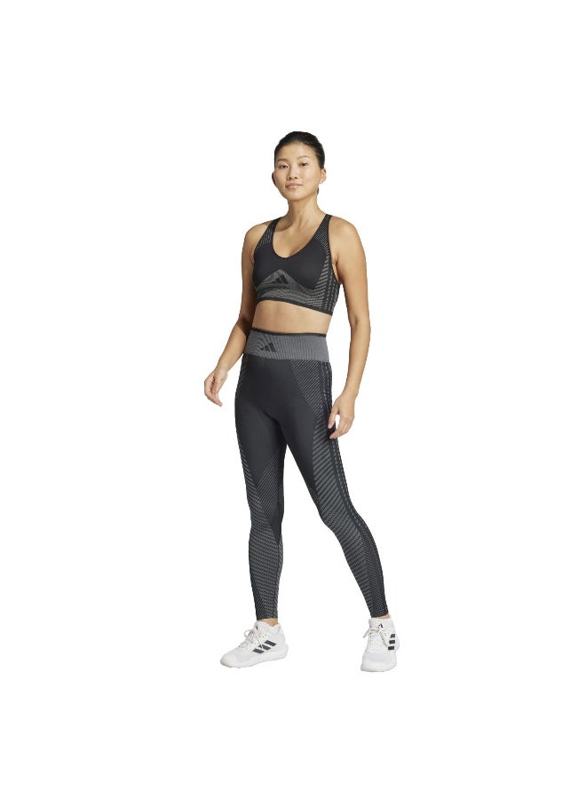 Adidas Knit 7/8 L Black Training Tights For Women XS  - Image 5