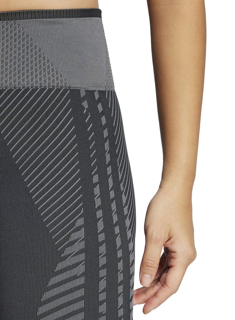 Adidas Knitted Training 7/8 Leggings - Image 3