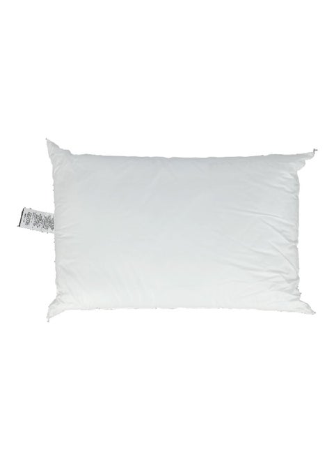 Rectangular Shaped Rejuvenate Durable Solid Bed Pillow White 17.4 x 43 x 64.2 cm 10R