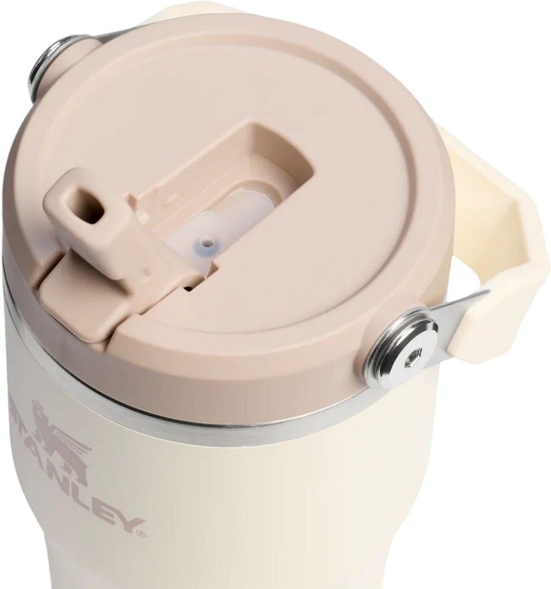 Stanley IceFlow GO 590ml/20oz Flip Straw Water Bottle - Cream - Image 3