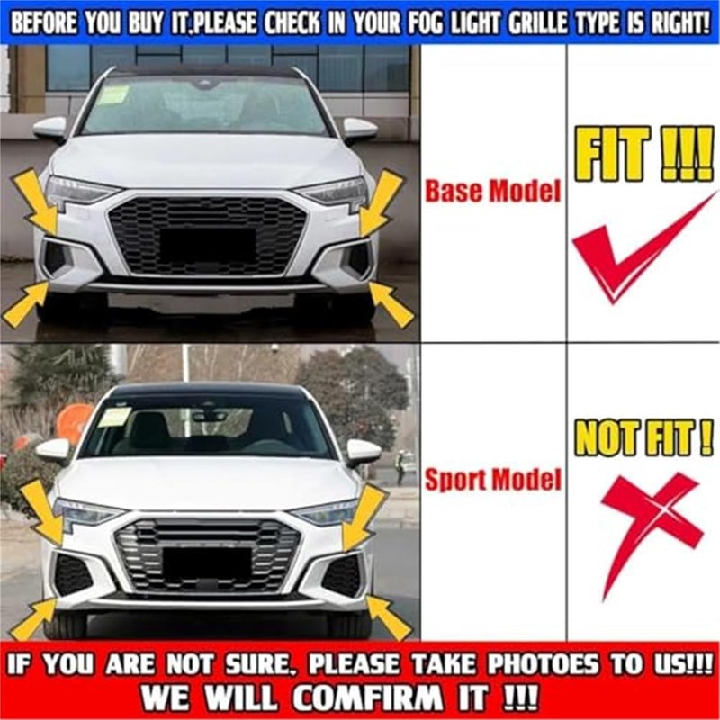 Vuzmode Car Front Spoilers for A3 2021-2022 - Image 3