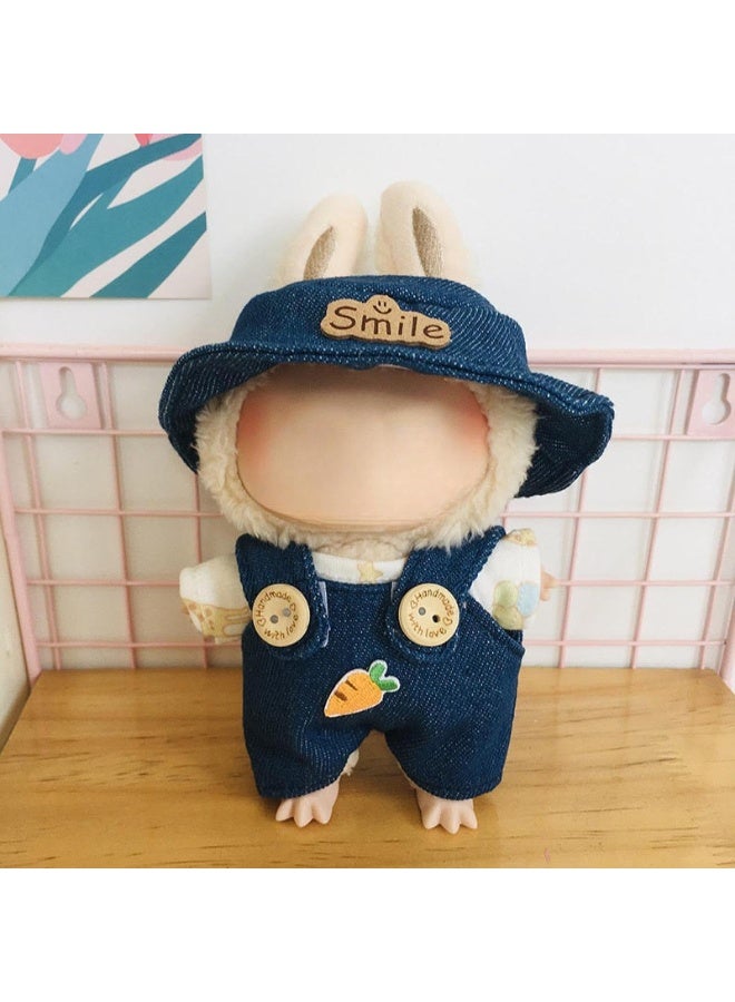 Dolls Suspender Pant Overalls Costume Accessories for 17cm Dolls Girls Dolls Style B - Image 5