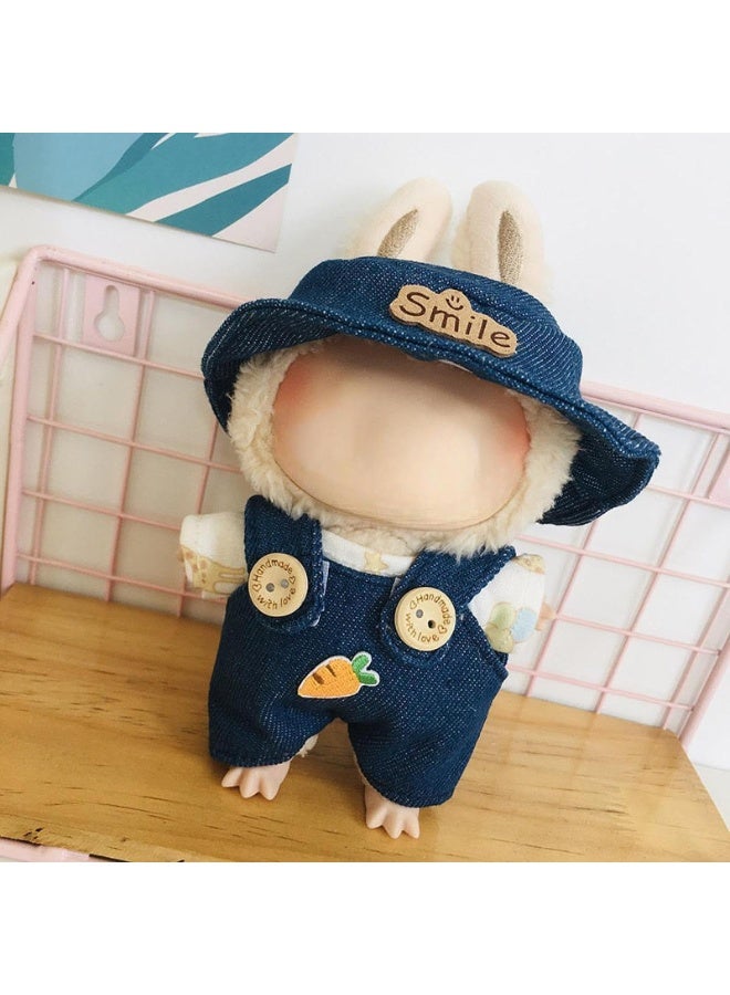 Dolls Suspender Pant Overalls Costume Accessories for 17cm Dolls Girls Dolls Style B - Image 4