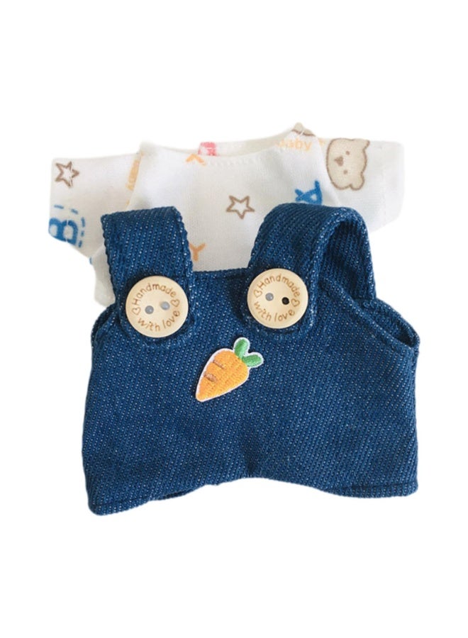 Dolls Suspender Pant Overalls Costume Accessories for 17cm Dolls Girls Dolls Style B - Image 1
