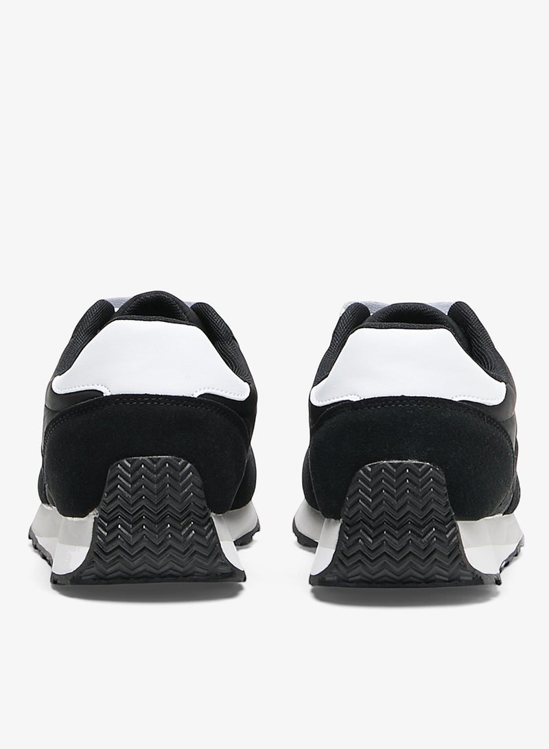 يو اس بولو اسن سنيكرز رجالي أسود بتصميم كلاسيكي مع لمسات بيضاء، أحذية كاجوال مريحة لإطلالة يومية - Image 5