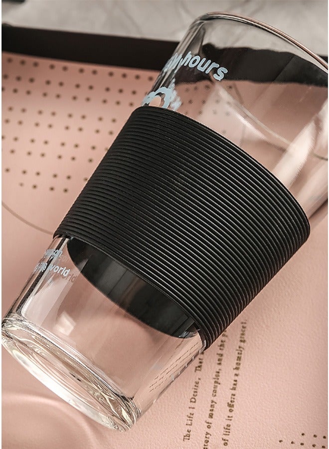 GMORO 10PCS Insulated Silicone Cup Cover,Reusable Glass Bottle Mug Cup Sleeve,Glass Bottle Mug Cup Sleeve Protector Cover Anti Scald Cover Sleeve,for Travel Tea Shop,Coffee Shop,Family Picnic  - Image 3