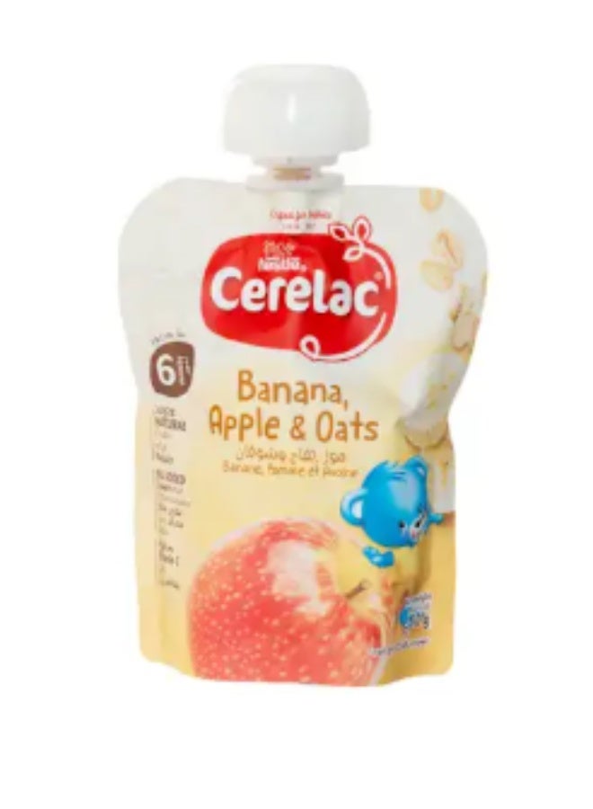 Cerelac Banana, Apple & Oat Puree – Nutritious Baby Food 90 g