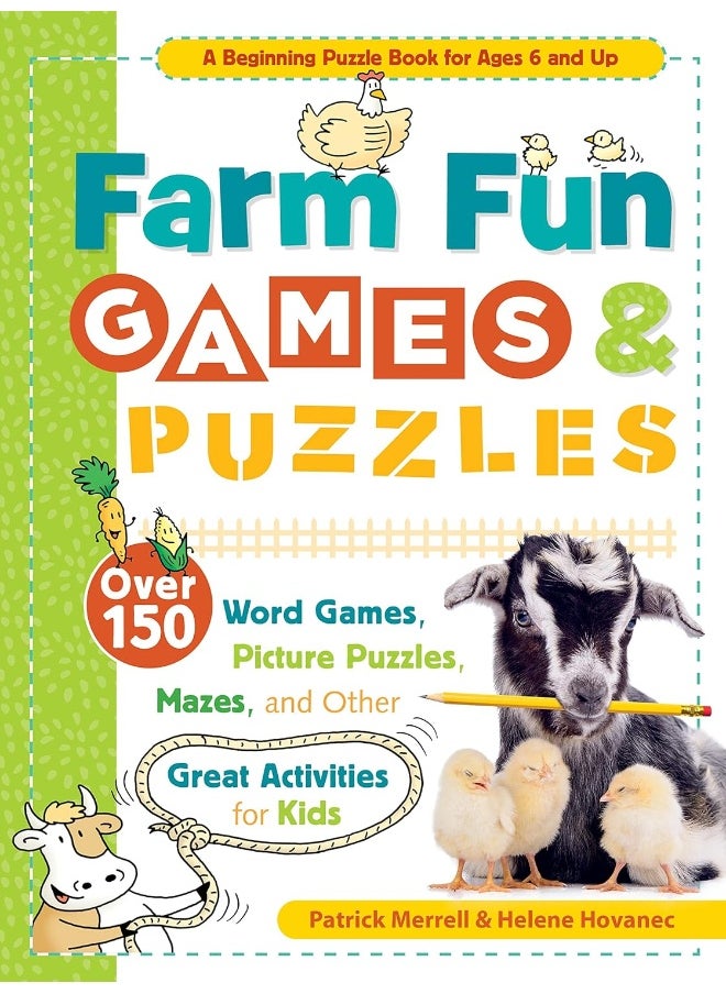 Farm Fun Games & Puzzles: Over 150 Word Games, Picture Puzzles, Mazes, and Other Great Activities for Kids  - Image 1
