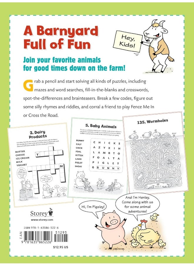 Farm Fun Games & Puzzles: Over 150 Word Games, Picture Puzzles, Mazes, and Other Great Activities for Kids  - Image 4