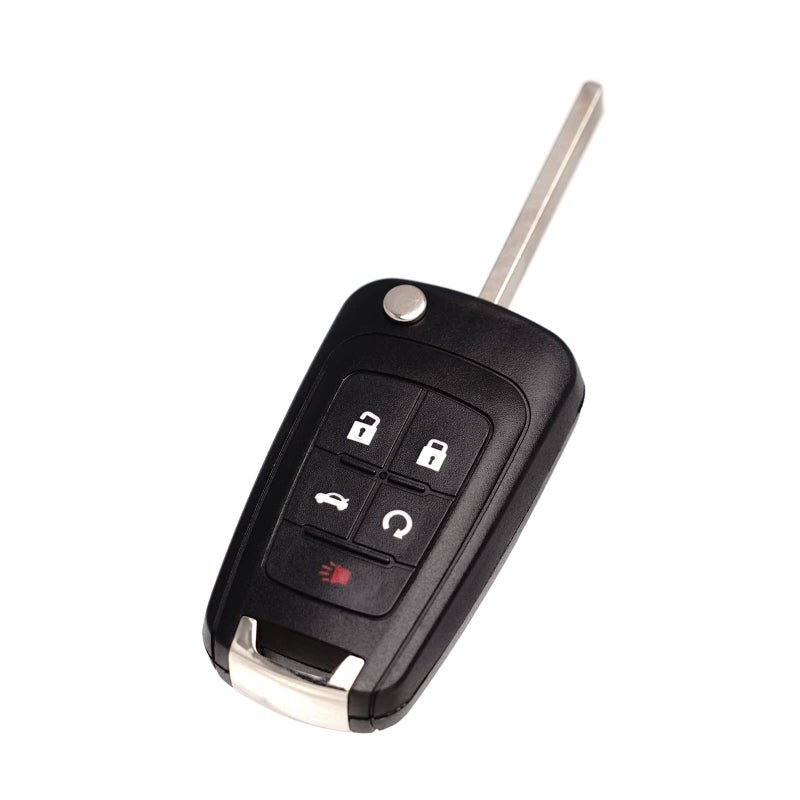 MechanMagic Flip Key Fob Replacement Fits for Chevy Equinox Camaro 2010 2011 2012 2013 2014 2015 2016 2017 2018 2019 Cruze Malibu Impala Sonic GMC Terrain Buick Lacrosse Regal Verano Encore Keyless Entry Remote - Image 4