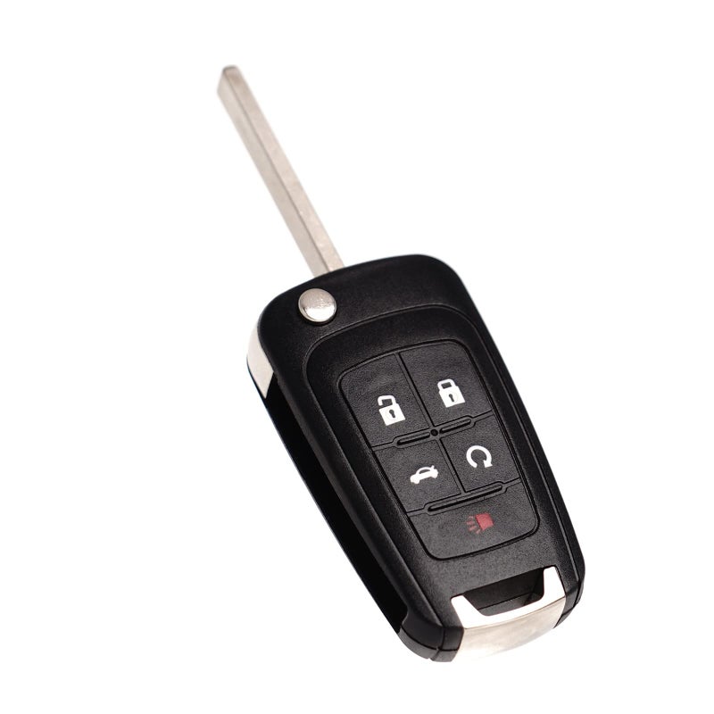 MechanMagic Flip Key Fob Replacement Fits for Chevy Equinox Camaro 2010 2011 2012 2013 2014 2015 2016 2017 2018 2019 Cruze Malibu Impala Sonic GMC Terrain Buick Lacrosse Regal Verano Encore Keyless Entry Remote - Image 3