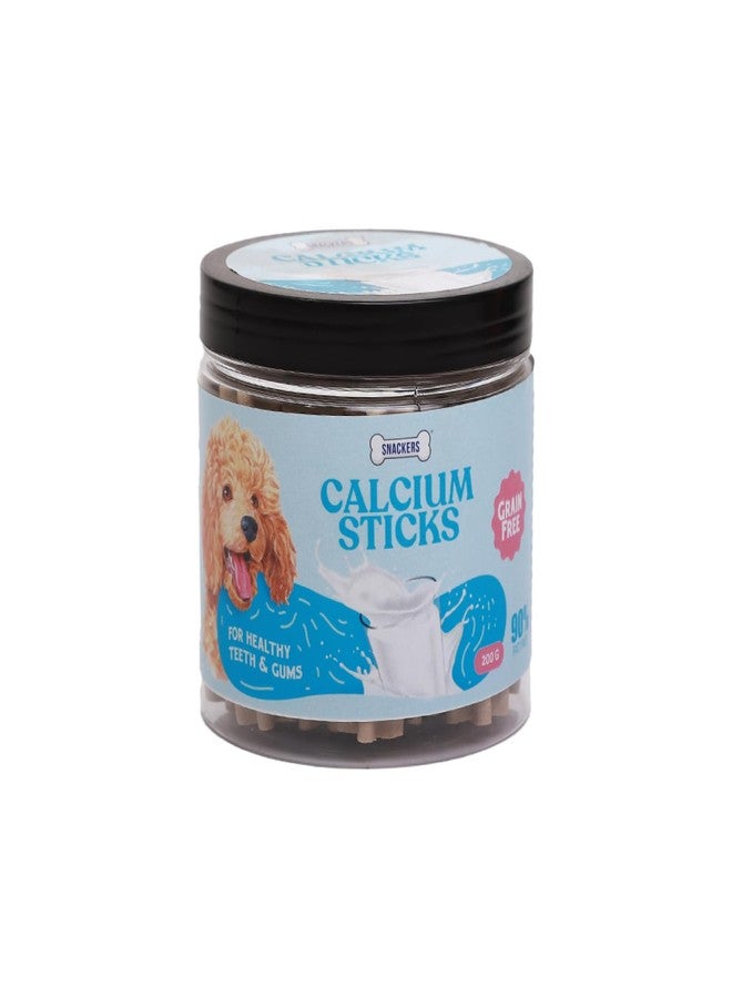 Snackers Calcium Milk Sticks Dog Treats with Jar 200g | Grain-Free Healthy Chews for Dogs | Supports Teeth & Gums - Image 5