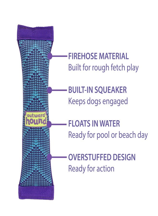 Outward Hound FlyFetch Firehose Fetch Ultra-Durable Dog Toy with Squeaker, Floats in Water, All Breeds, 16" - Image 3