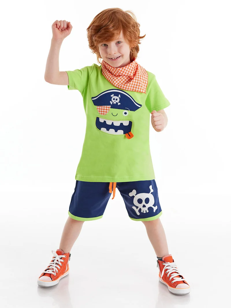 دينوكيدس طقم قراصنة صبي أخضر من  قطع