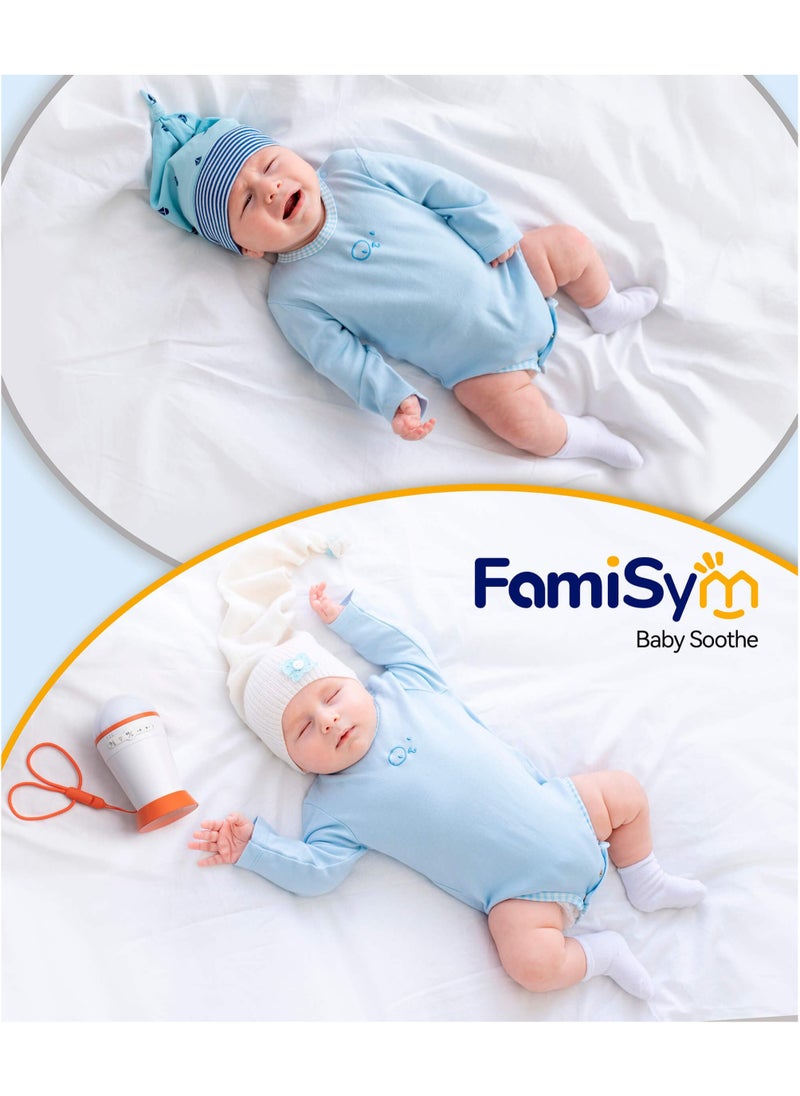 SYOSI Portable Sound Machine for Baby Kids with Night Light, Shushing Baby White Noise Machine for Sleeping, Recharge Battery, 13 Soothing Sounds, Baby Sleep Soother Registry Gift, Baby Shower  - Image 2