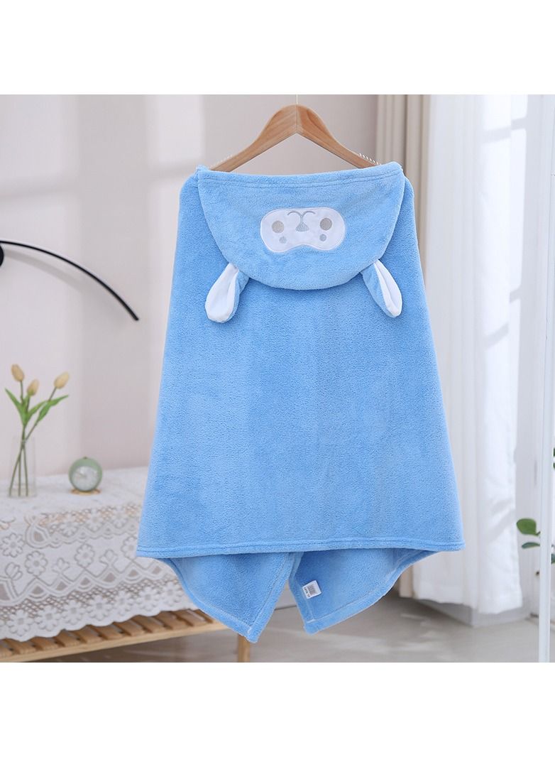 Loquat With Hood Coral Fleece Cloaks Bath Towels