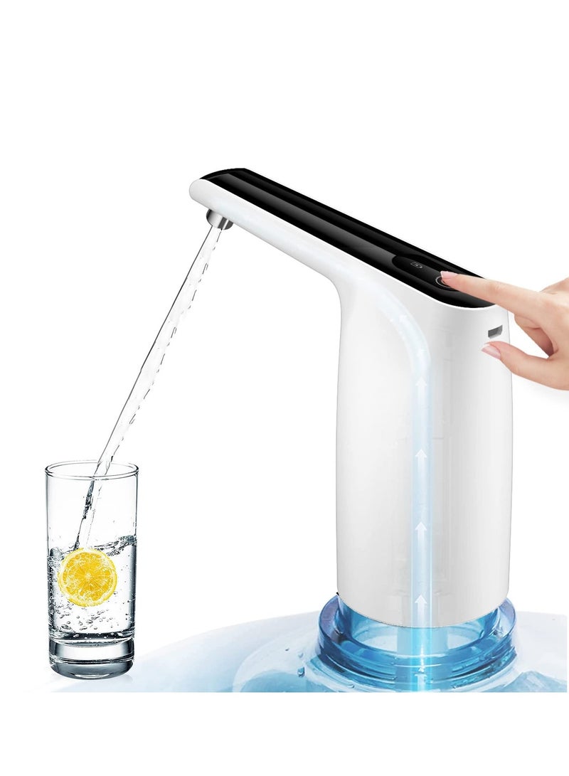 Excefore Automatic rechargable Portable electric water bottle pump for 5 Gallon Effortlessly Dispense Hot Water Anywhere for Home Office and Outdoor Use - Image 1