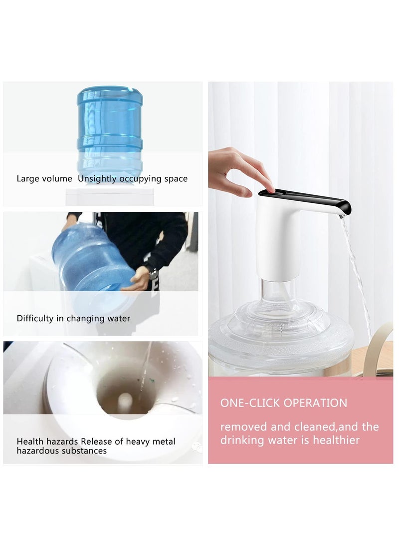 Excefore Automatic rechargable Portable electric water bottle pump for 5 Gallon Effortlessly Dispense Hot Water Anywhere for Home Office and Outdoor Use - Image 3