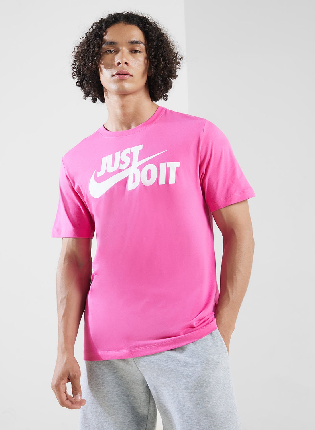 pink nike just do it t shirt