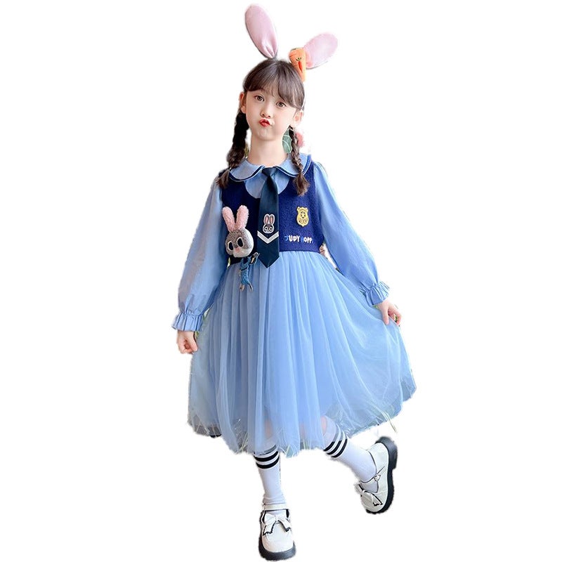 Xiyue Children'S Wear & 24015 Officer Judy Rabbit Vest Dress Suit - Image 5