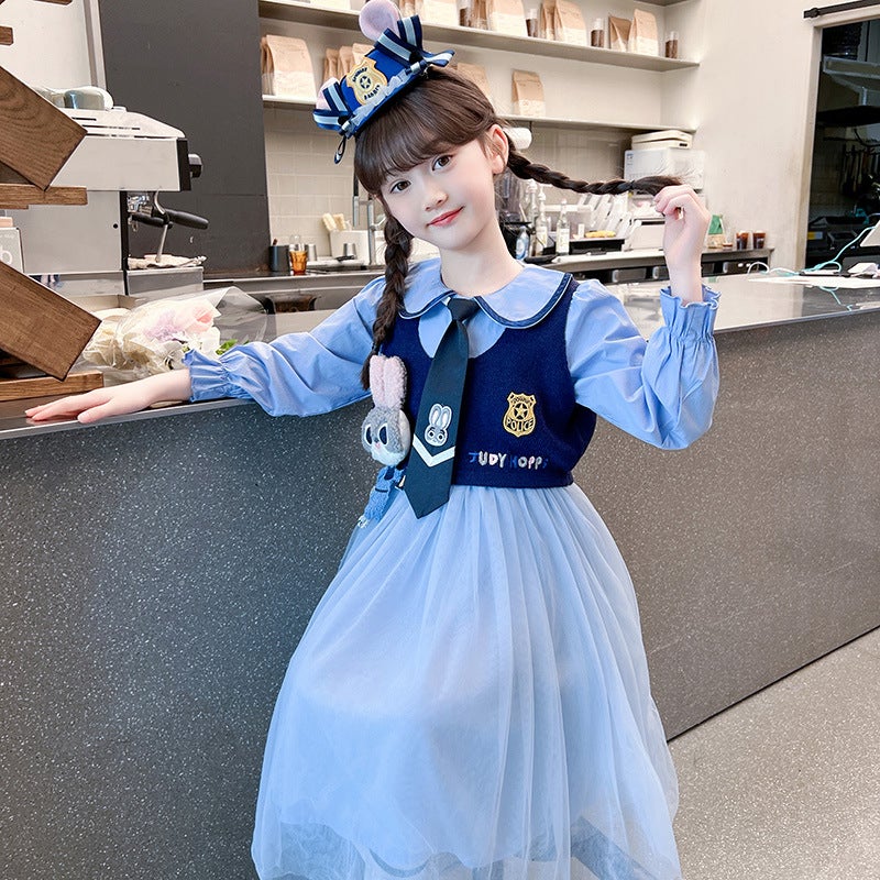 Xiyue Children'S Wear & 24015 Officer Judy Rabbit Vest Dress Suit - Image 3