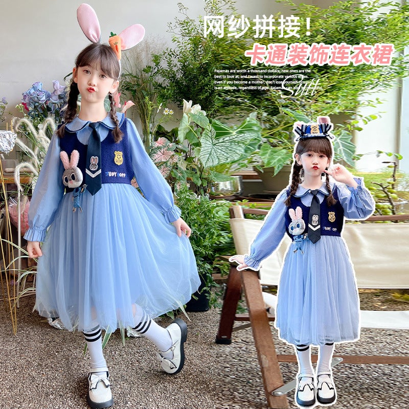 Xiyue Children'S Wear & 24015 Officer Judy Rabbit Vest Dress Suit - Image 1