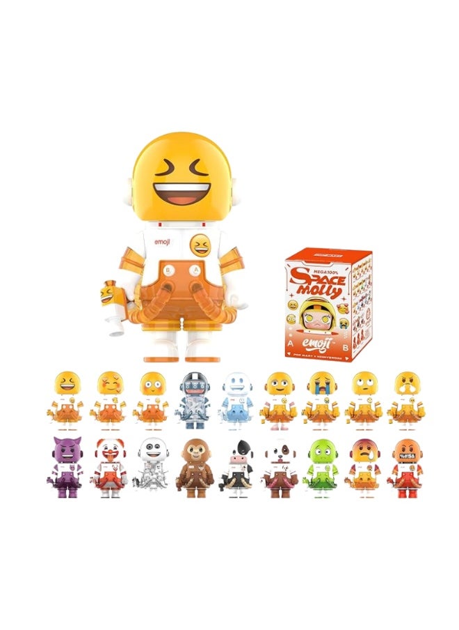POP MART Mega Space Molly 100% Ã— Emojiï¼Ÿ Series 