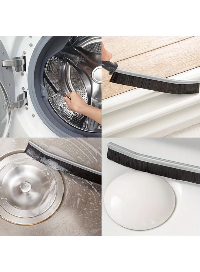 6pcs Black Gap Brushes With Ergonomic Handles For Tiles Grout Hard To Reach Areas - Image 5