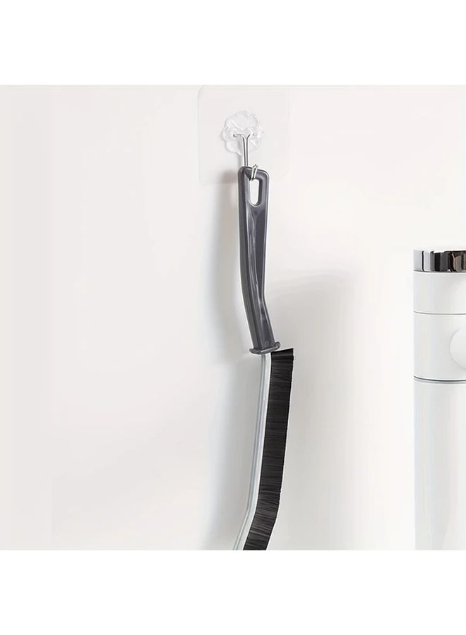 6pcs Black Gap Brushes With Ergonomic Handles For Tiles Grout Hard To Reach Areas - Image 4