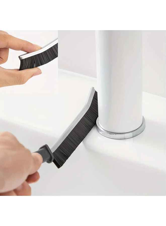 6pcs Black Gap Brushes With Ergonomic Handles For Tiles Grout Hard To Reach Areas - Image 3