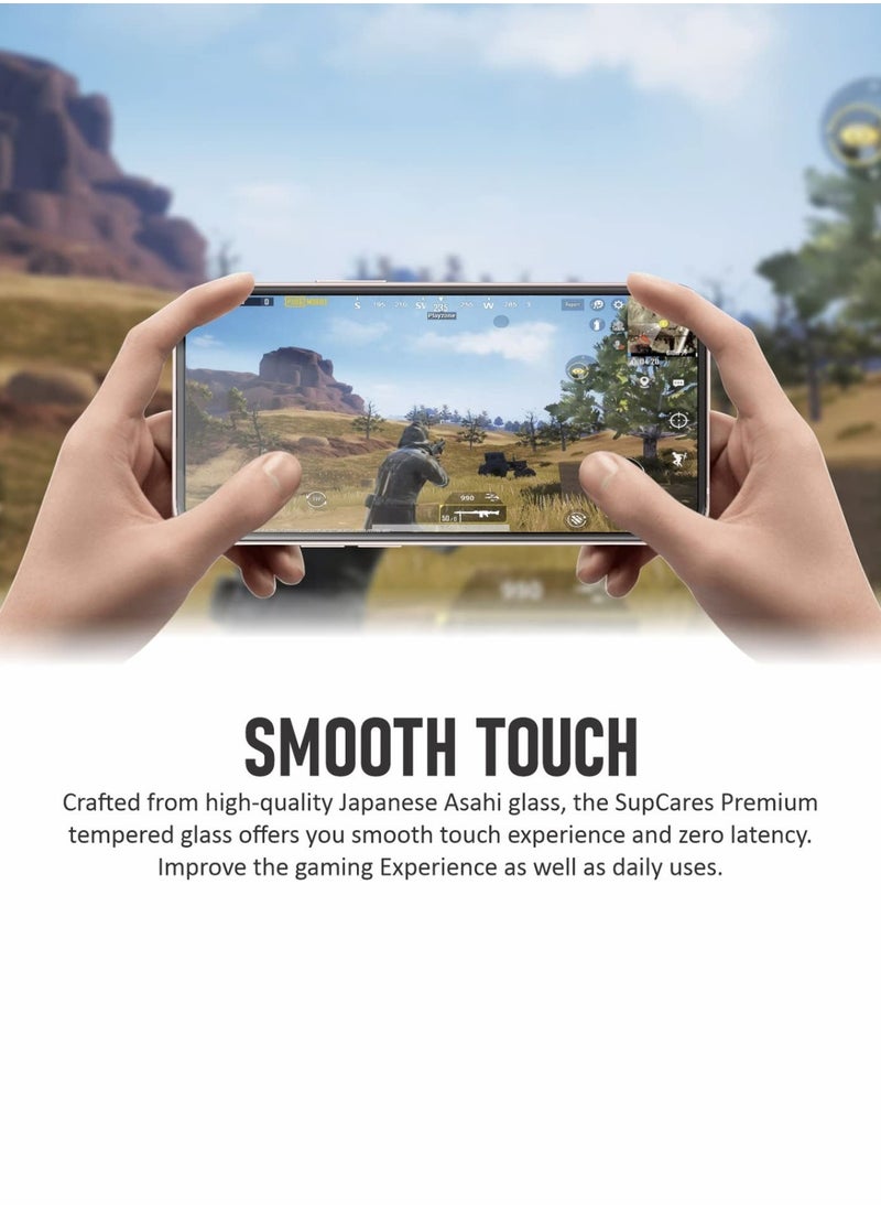 HD Tempered Glass Screen Protector for Infinix Hot 30 - Anti Reflection Anti Bubbles 9H Hardness 0.33 mm Rounded Edges Easy Installation