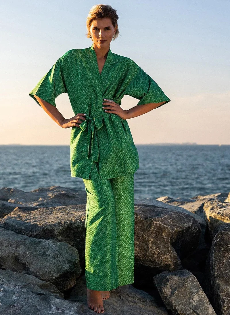 Janara Jones  Dragonscale Satin Robe for Women | Best Price UAE