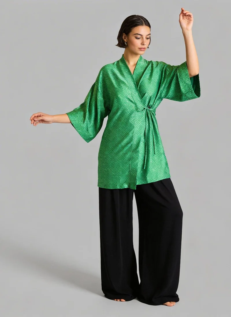 Janara Jones  Dragonscale Satin Robe for Women | Best Price UAE