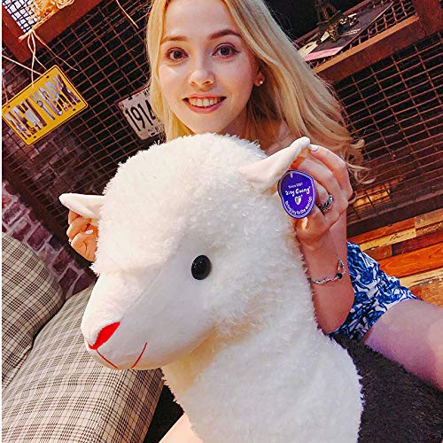 XIAOHONG 18" Llama Body Pillow, Giant Alpaca Plush Long Body Pillow, Llama Stuffed Animal Large Llamacorn Alpaca Doll Plushie Hug Pillow, Cuddly Alpaca Long Pillow Christmas Birthday Gift - Image 5