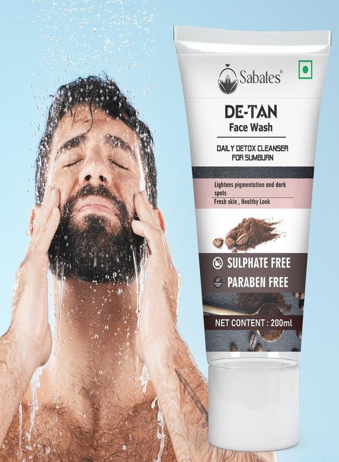 Sabates De-Tan FaceWash For Enriched with Arbutin, Bees Wax & Lactic Acid | Detan Face Wash For Men & Women |Tan Removal, Deep Cleansing & Healthy Skin|Tackles Acne Without Over-Drying Skin - Image 4