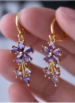 sixtyfour Trendy Earrings For Women Inlaid With Zirconia  - Image 2