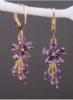 sixtyfour Trendy Earrings For Women Inlaid With Zirconia  - Image 3