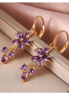 sixtyfour Trendy Earrings For Women Inlaid With Zirconia  - Image 1