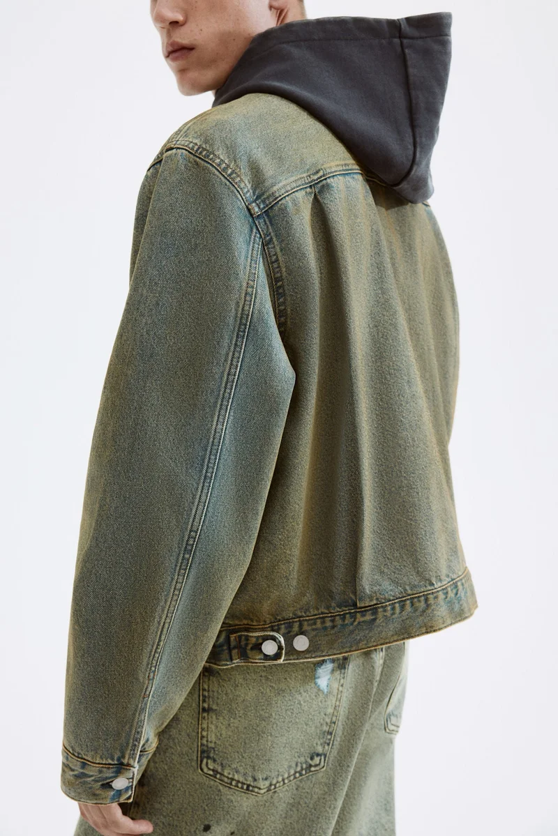 H&M  Loose Fit Denim jacket for Men | Best Price UAE