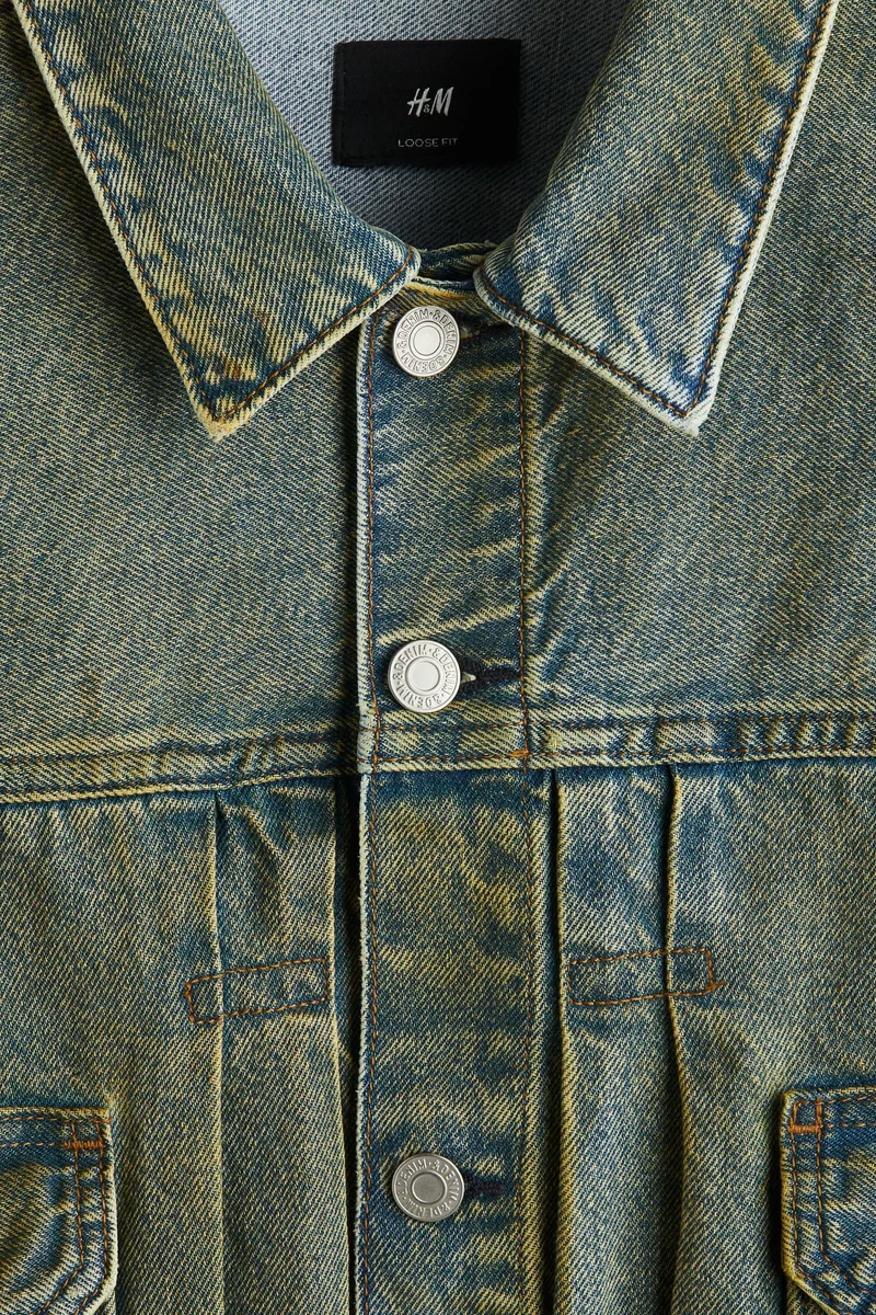 H&M  Loose Fit Denim jacket for Men | Best Price UAE