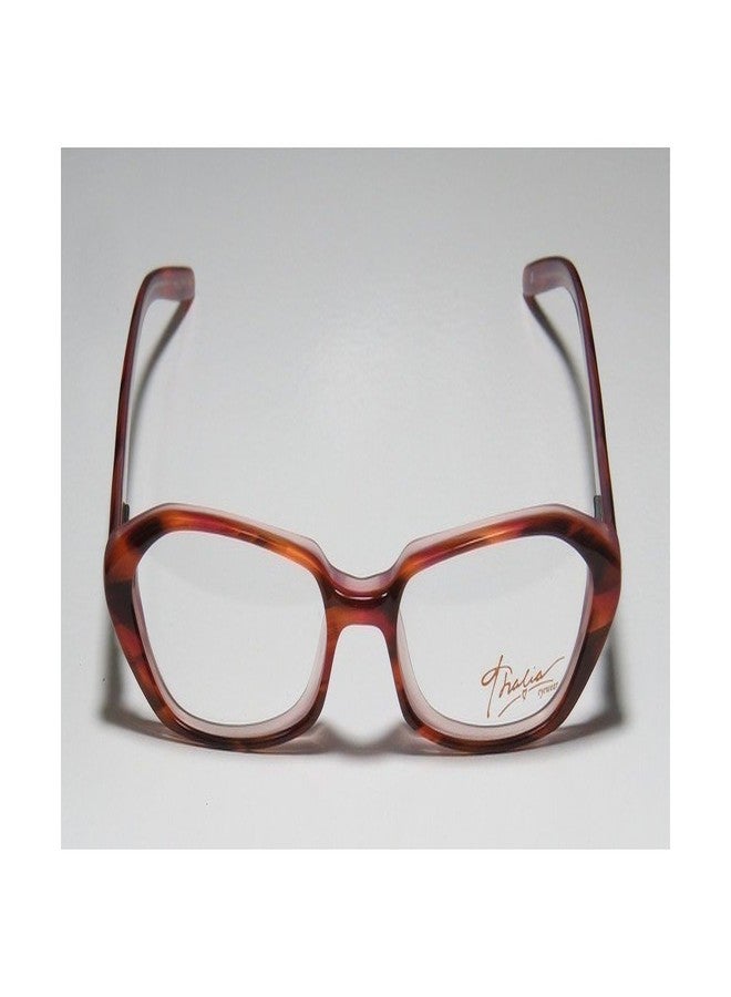 Thalia Sodi Dahila Womens/Ladies Vision Care Budget Designer Full-rim Eyegl/Gl (49-16-135, Tortoise / Rose) - Image 3