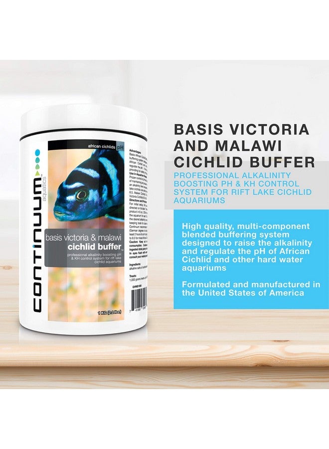 كونتينوم أكواتيكس مُنظِّف أسماك السيكليد من شركة Continuum Aquatics Basis Victoria & Malawi - نظام مُحسِّن للقلوية، مُحسِّن لدرجة الحموضة (pH) ودرجة الحموضة (KH)، لأحواض أسماك السيكليد في بحيرة ريفت، 250 جرامًا - Image 2