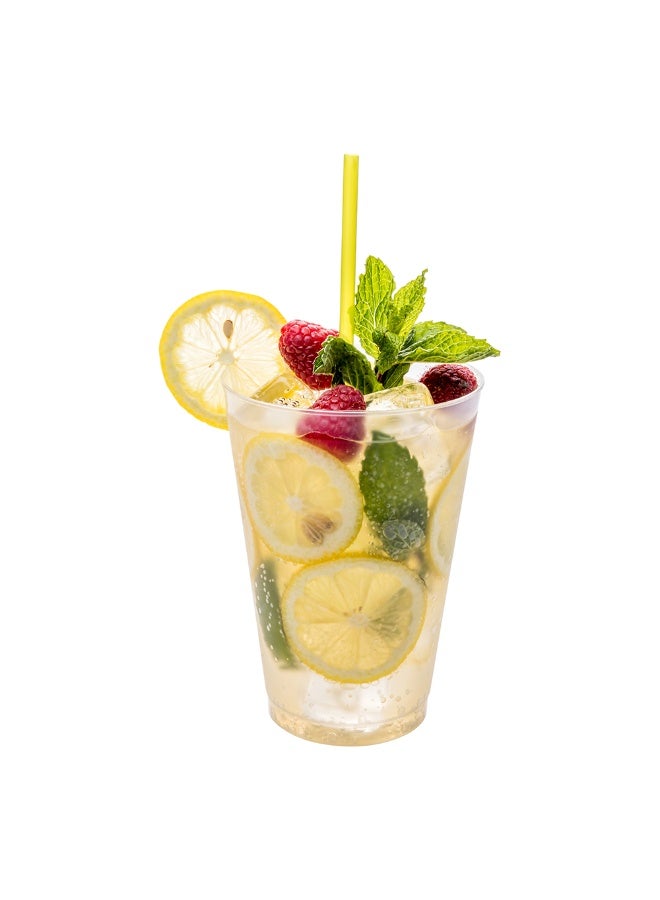 Restaurantware Flexi Grip 20 Ounce Disposable Cups, 500 Flexible Drinking Cups - Crack-Resistant, Serve Juice, Soda, or Water, Frosted Plastic Party Cups, For Restaurants, Offices, or Events,  - Image 2
