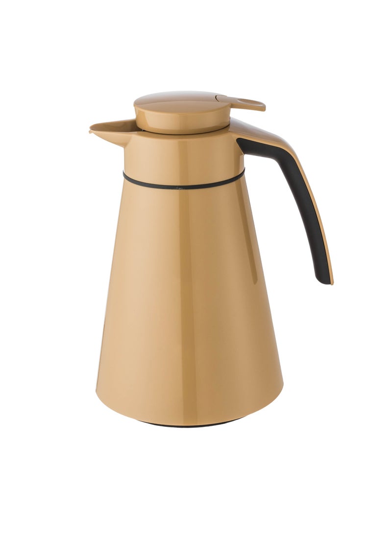 emsa German EMSA Thermos 1 liter capacity brown and black color  - Image 2